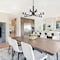 Designers Fountain Skye 12-Light Matte Black Minimalist Tiered Candle Chandelier for Dining Rooms D314C-12CH-MB - alternate 5